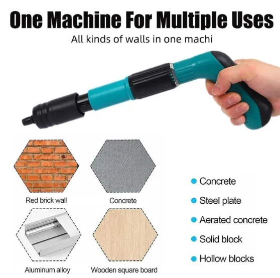 Concrete Nail Gun With Free 10 Nails